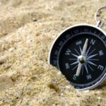 compass and sand