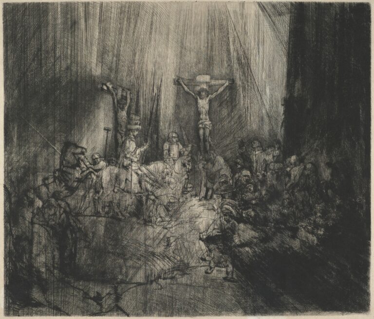 The Three Crosses - Rembrandt 1653-55