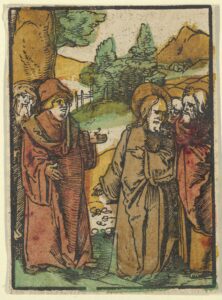 Christ Warning the Disciples of False Prophets, from Das Plenarium, Hans Schäufelein 1517