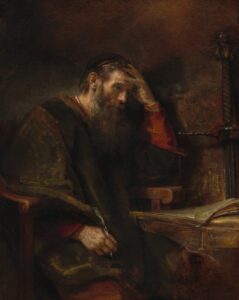 The Apostle Paul, c. 1657 by Rembrandt