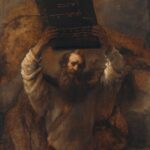 Moses with the Ten Commandments Rembrandt 1659