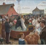 Baptism in Kansas by John Steuart Curry 1928