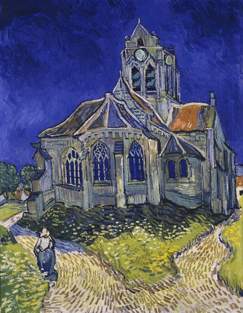 The Church at Auvers, Vincent Van Gogh 1890