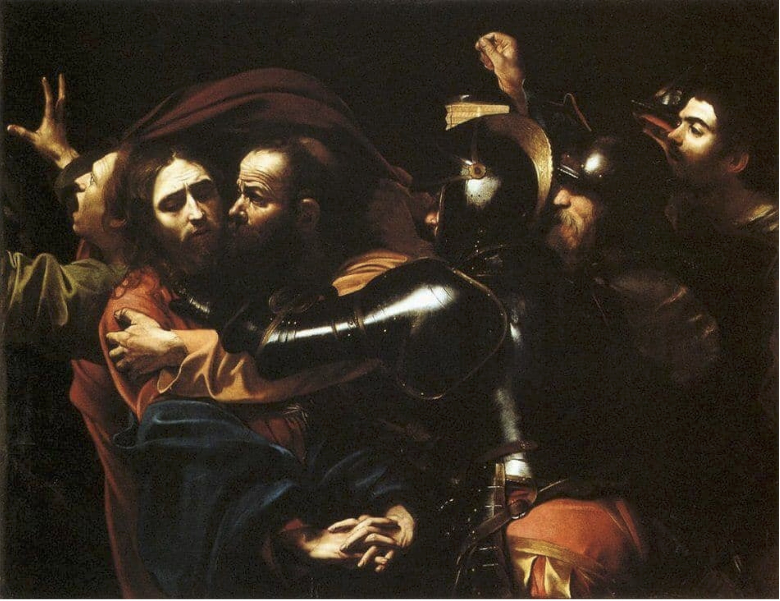 The Taking of Christ, 1602 by Caravaggio