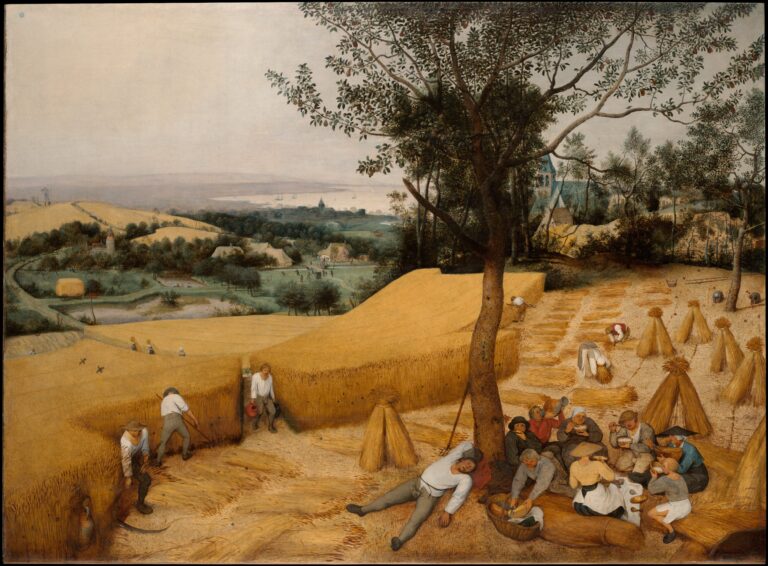 The Harvesters" by Pieter Bruegel the Elder (1565)