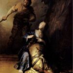 Samson and Delilah by Rembrandt Van Rijn, 1628